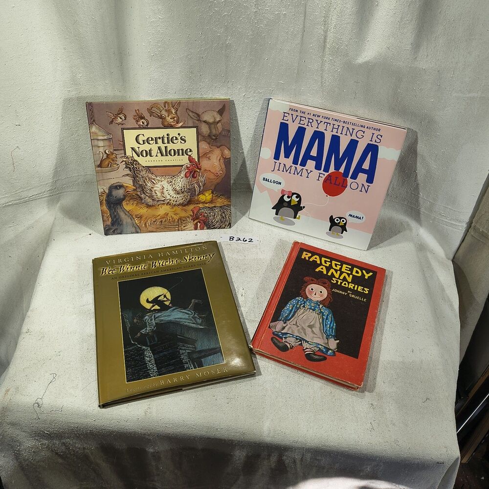 Kids Books Raggedy Ann, Everything Is Mama,Gertie's Not Alone,Wee Winnie Witch